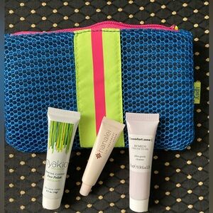 Lot of 4 NEW ITEMS Nyakio/ hanalei/ [comfort zone] Glam Bag ALL NEW ALL SEALED